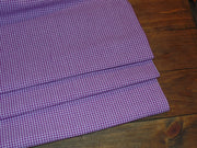 Homespun Cotton Fabric~Grape Purple Mini Check~Rustic Farmhouse Primitive~Rag Quilting~Wreaths~Bows~Swags~Garlands~Cut Fabric by the Yard~
